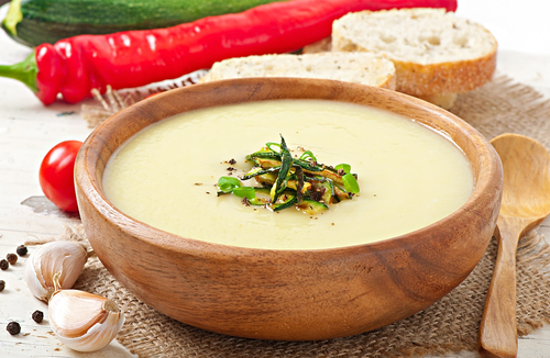 Crema de calabacín para bebés