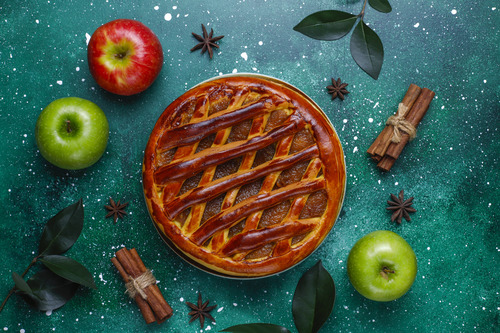 Pastel de manzana hojaldre