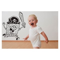 Vinilo Decorativo Bob Esponja de Decora Tu Pared