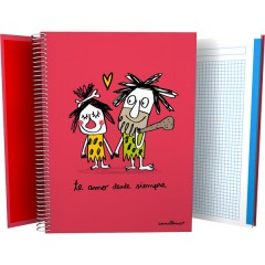 Cuaderno Tapa Dura A4 Troglodita de Grafoplas