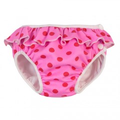 Bañador Pañal Rosa Lunares de Imsevimse