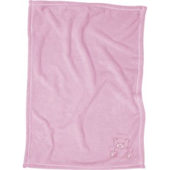 Manta de Forro Polar Oso Rosa de Playshoes