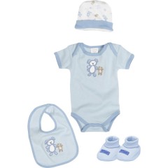 Set de Regalo para Recién Nacido Azul de Playshoes