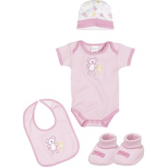 Set de Regalo para Recién Nacido Rosa de Playshoes