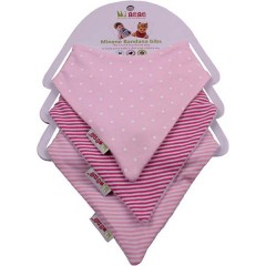 Babero Bandana Pack 3 Pink de Olmitos