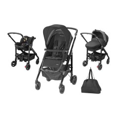 Trío Loola Excel Pack Black Crystal de Bébé Confort