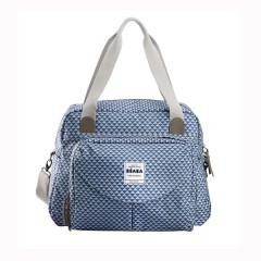 Bolso Maternal Geneve Ii Print Azul de Beaba