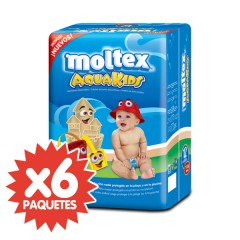 72 Pañales para El Agua Aquakids T2 de Moltex