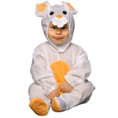 Disfraz de Conejo Blanco (talla 6-12 Meses)